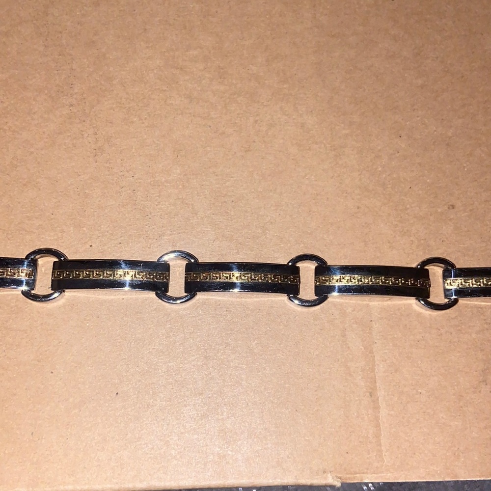 Sterling silver men bracelet